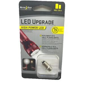 Nite Ize High Power LED Upgrade – Fits C & D Cell Flashlights, 74 Lumens, {23}.